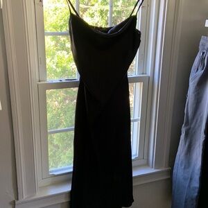 “Bebe” black midi dress, XS!